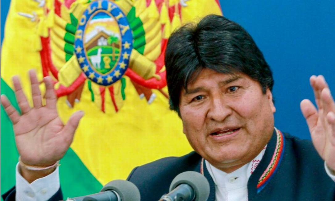 O presidente da Bolívia, Evo Morales Foto: AFP