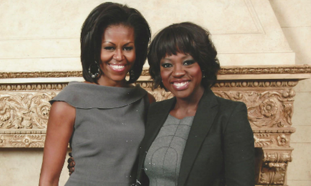 Michelle Obama será interpretada por Viola Davis na TV Foto: Reprodução/Facebook Viola Davis