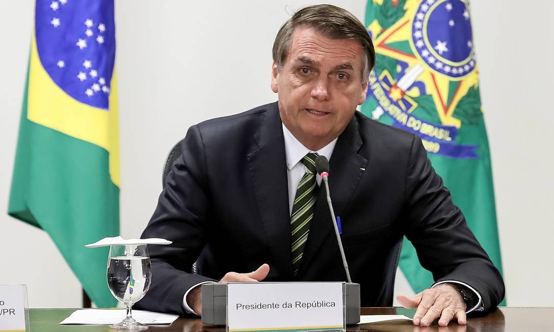 O presidente Jair Bolsonaro 27/08/2019 Foto: MARCOS CORREA / AFP