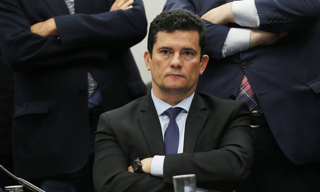 O ministro da Justiça, Sergio Moro Foto: Jorge William / Agência O Globo