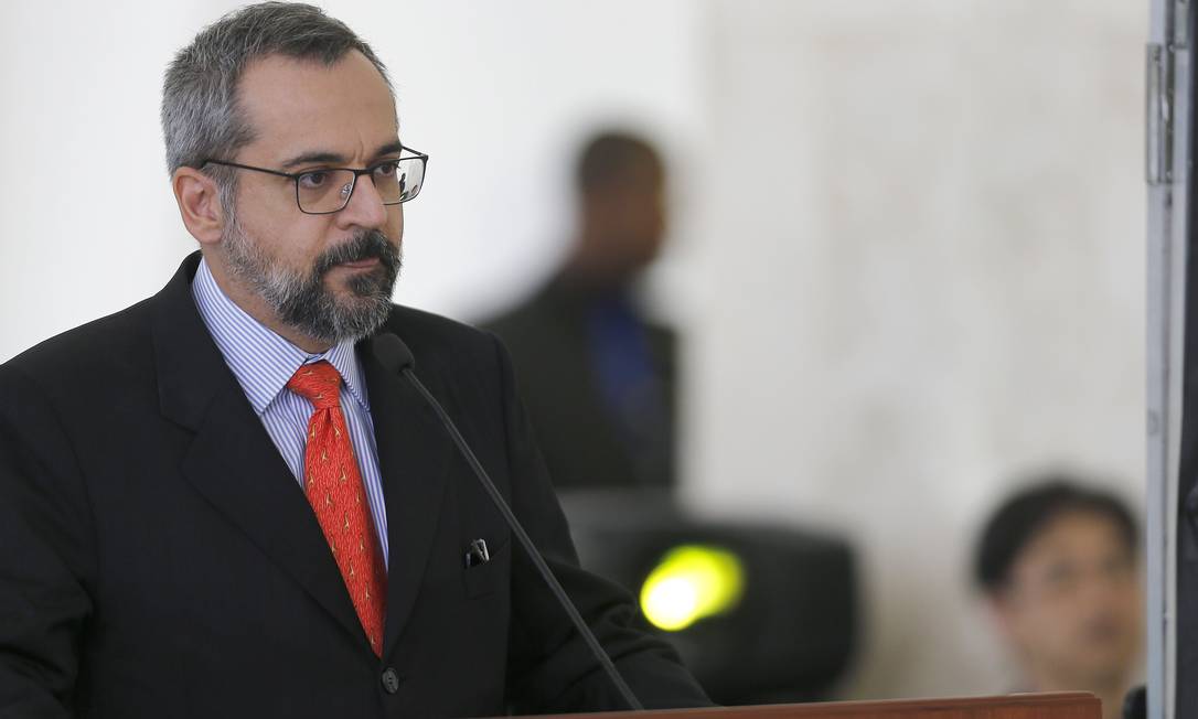 Na foto, o ministro da Educação, Abraham Weintraub
Foto: Jorge William / Agência O Globo