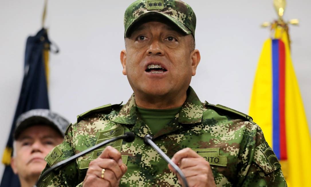 Luis Fernando Navarro, foi nomeado como comandante-geral das For?as Militares da Col?mbia Foto: Luisa Gonzalez / Ag?ncia O Globo