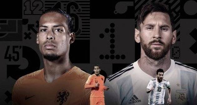 Messi, Ronaldo e Van Dijk são os finalistas do prêmio de melhor do