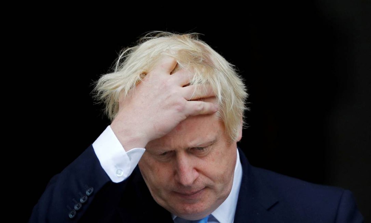 Primeiro-ministro britânico Boris Johnson sofreu mais uma derrota. Maior tribunal da Escócia determinou que a suspensão do Parlamento britânico solicitada pelo primeiro-ministro Boris Johnson é ilegal Foto: Phil Noble / REUTERS