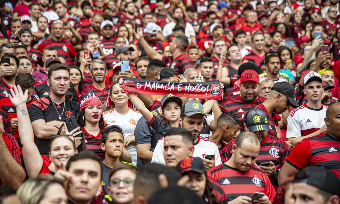 Torcida do Flamengo no Maracanã Foto: Alexandre Vidal/Flamengo