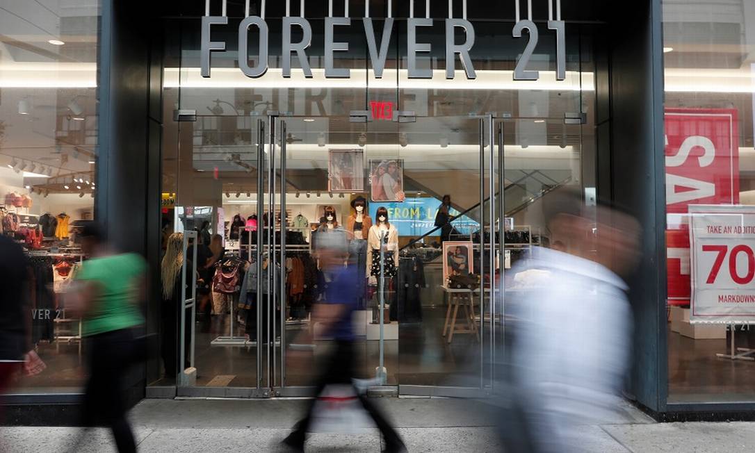 Loja da Forever 21 em Nova York. Foto: SHANNON STAPLETON / REUTERS