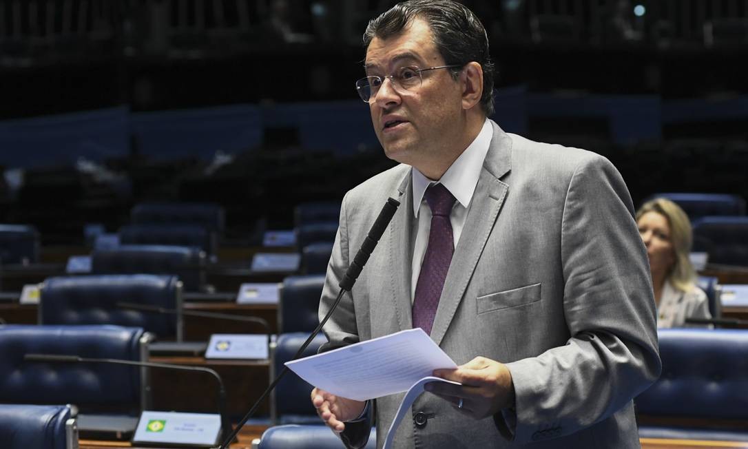 O senador Eduardo Braga (AM) ser o relator da indicao de Aras para a PGR Foto: Jefferson Rudy/Agncia Senado