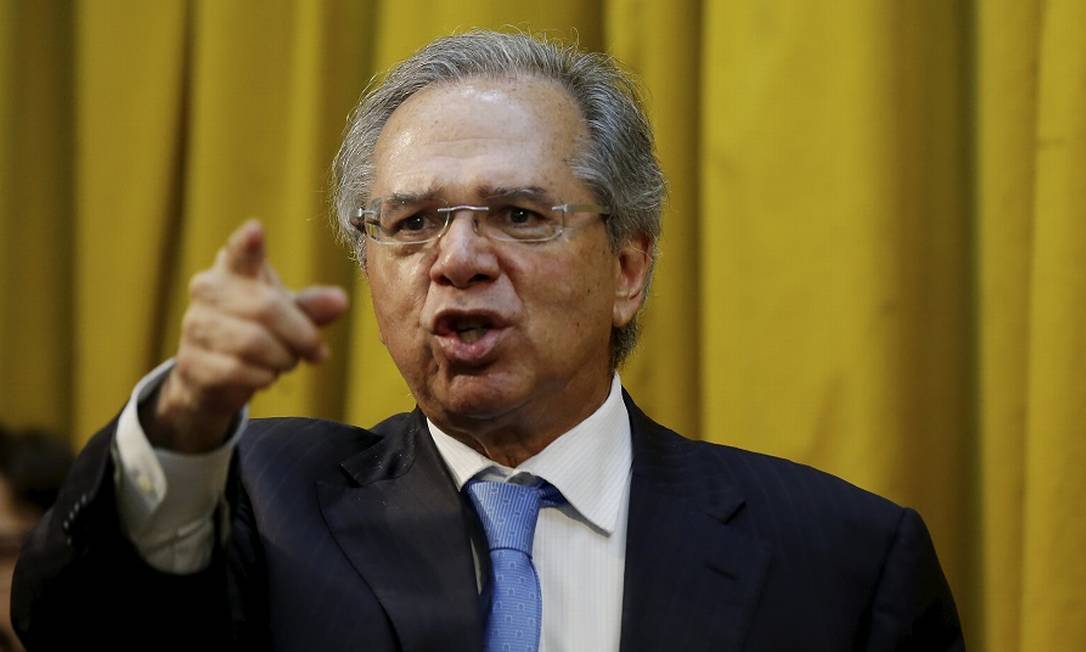 O ministro da Economia, Paulo Guedes. Foto: MARCELO THEOBALD / Agência O Globo