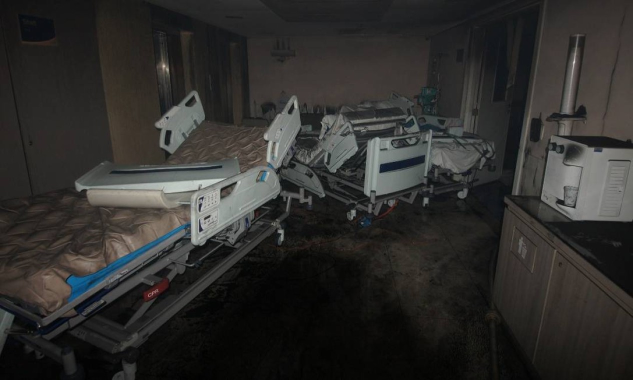 Todos os mortos estavam no CTI e a maioria faleceu após inalar fumaça tóxica Foto: Fotos cedidas pela TV Globo