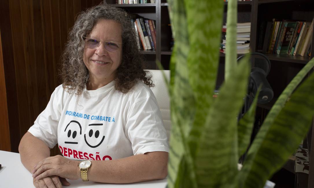 A psicóloga Fátima Marques, organizadora do Programa de Combate à Depressão Foto: Bruno Kaiuca / Agência O Globo