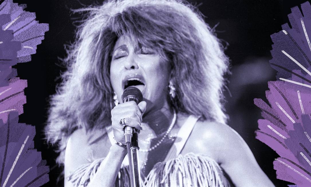 Tina Turner sofreu abusos e violência física do primeiro marido, o músico Ike Turner, de quem se separou em 1976. Foi só nos anos 80 que ela retomou a carreira Foto: Luiz Ávila / Agência O Globo
