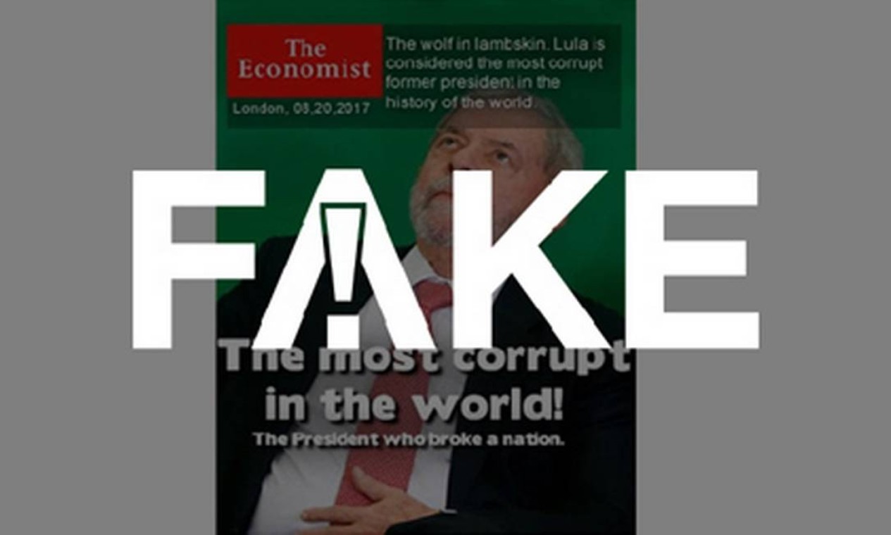 Fake Que Revista The Economist Deu Capa Com Lula Eleito O Maior Corrupto Do Mundo Poca