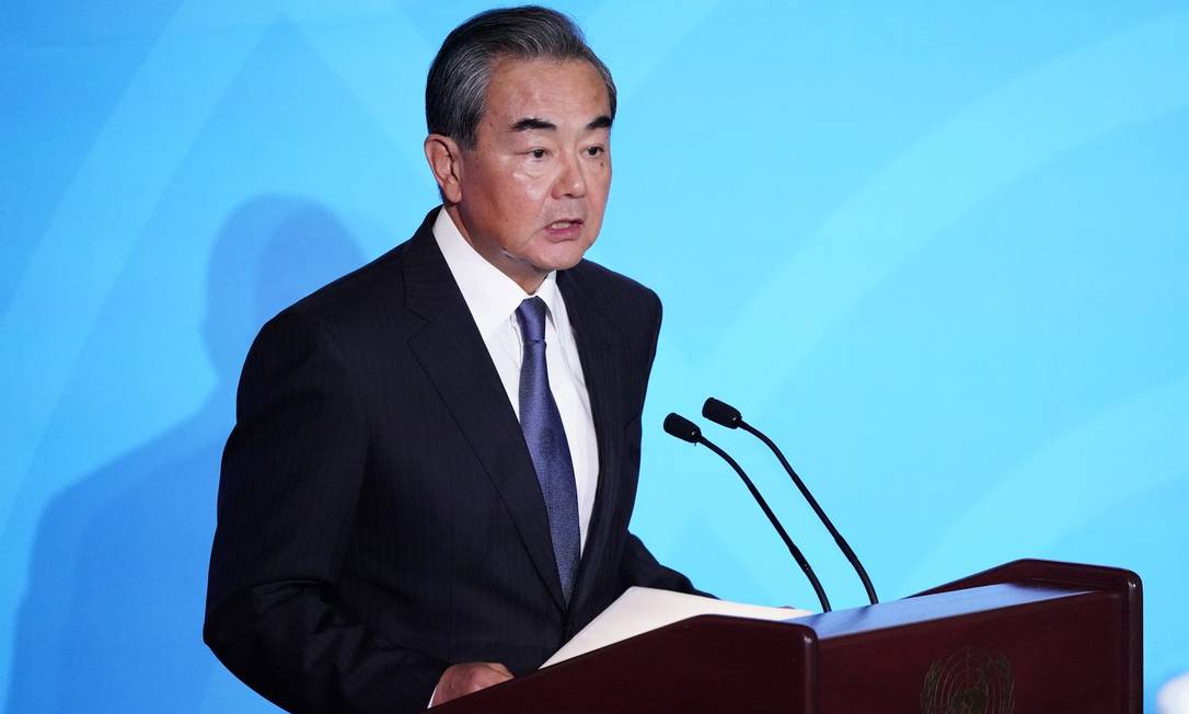Wang Yi, ministro das Relações Exteriores da China Foto: Carlo Allegri / Reuters