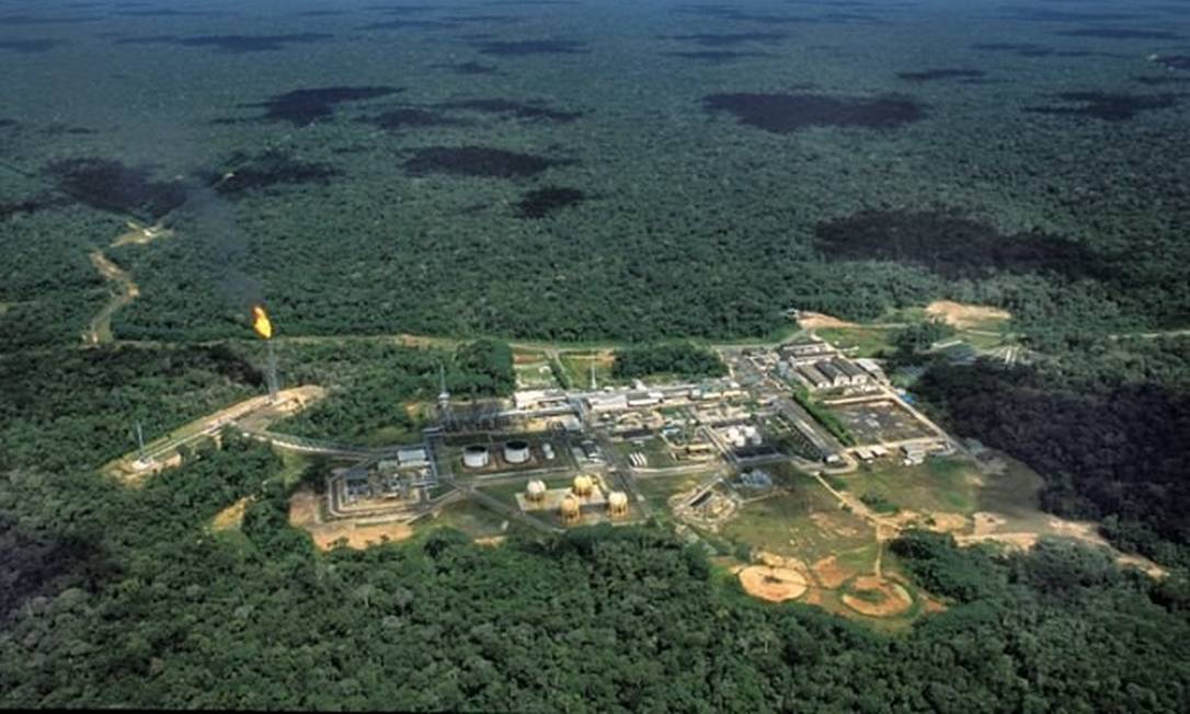 Bacia Petrolífera de Urucu, no Amazonas Foto: Divulgação/Petrobras