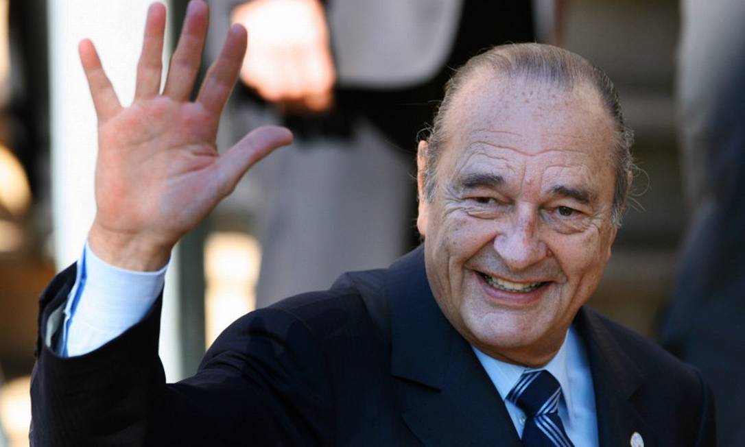 Ex-presidente Jacques Chirac morreu nesta quinta-feira, aos 87 anos Foto: PATRICK KOVARIK / AFP / 15-02-2007