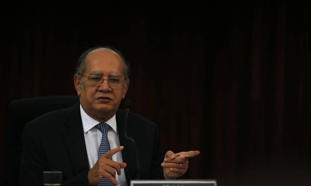 O ministro Gilmar Mendes mandou revogar ordem de prisão preventiva Foto: Jorge William / Agência O Globo