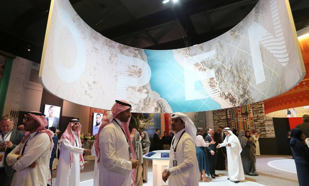 A cidade histórica de Al-Diriyah foi palco para o evento de lançamento do novo plano de promoção turística da Arábia Saudita, na última sexta, 27 de setembro Foto: STRINGER / REUTERS