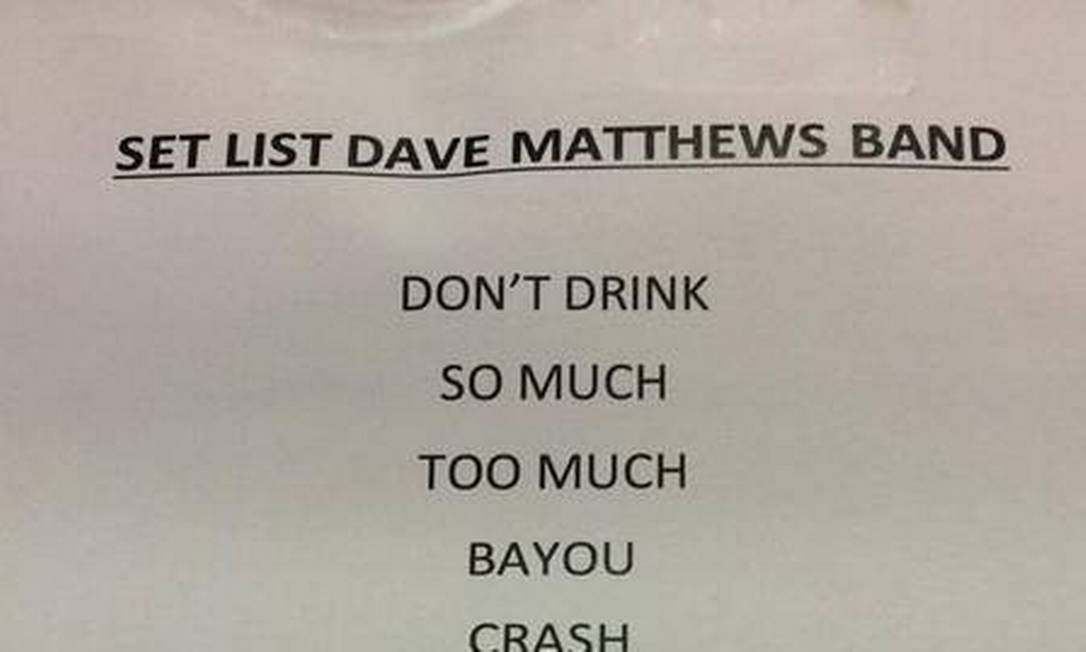 Rock in Rio Veja o setlist da Dave Matthews Band, terceira atração do
