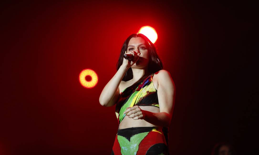 Jessie J fechou o domingo de shows no Palco Sunset Foto: Brenno Carvalho / Brenno Carvalho