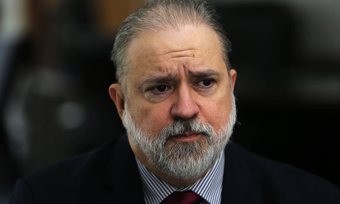 Procurador-Geral da República, Augusto Aras, toma posse nesta quarta-feira Foto: Jorge William / Agência O Globo