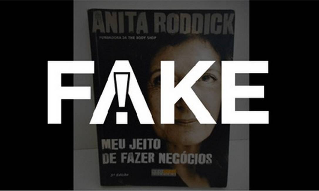 É #FAKE que fundadora da The Body Shop revelou em livro que cacique Raoni deu golpe milionário Foto: Reprodução