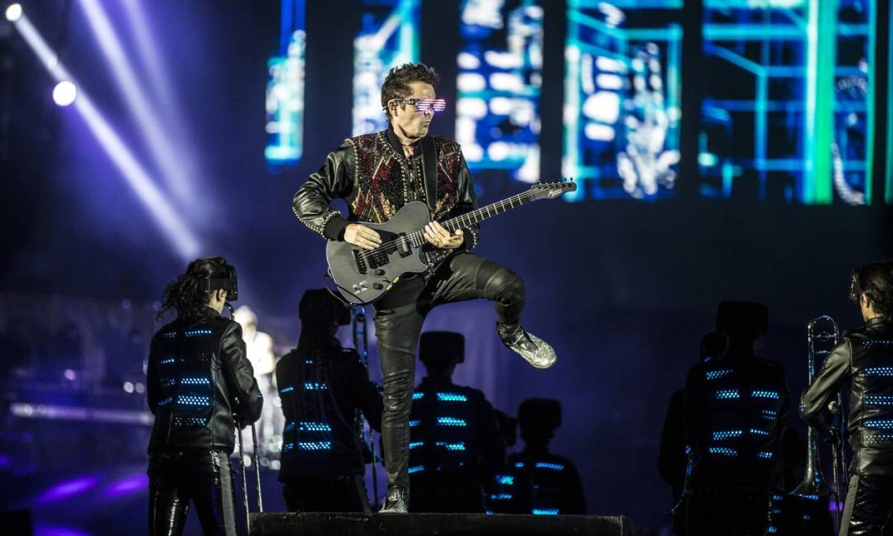 Foto: O show do Muse no Brasil teve uma hora e meia de duração