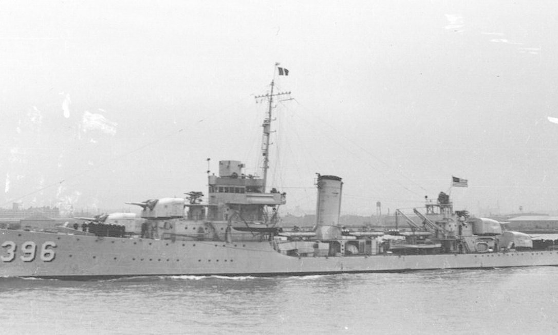 O USS Jouett, um dos navios que abatou o SS Rio Grande Foto: Comando de História e Herança Naval dos EUA