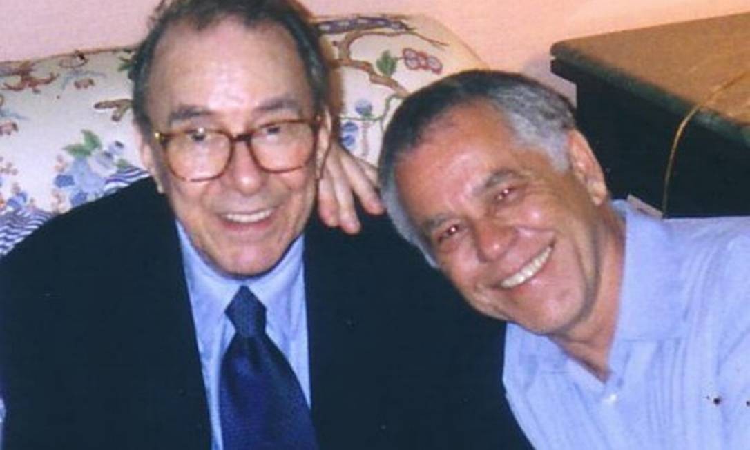 Nelson Motta e João Gilberto Foto: Arquivo Pessoal