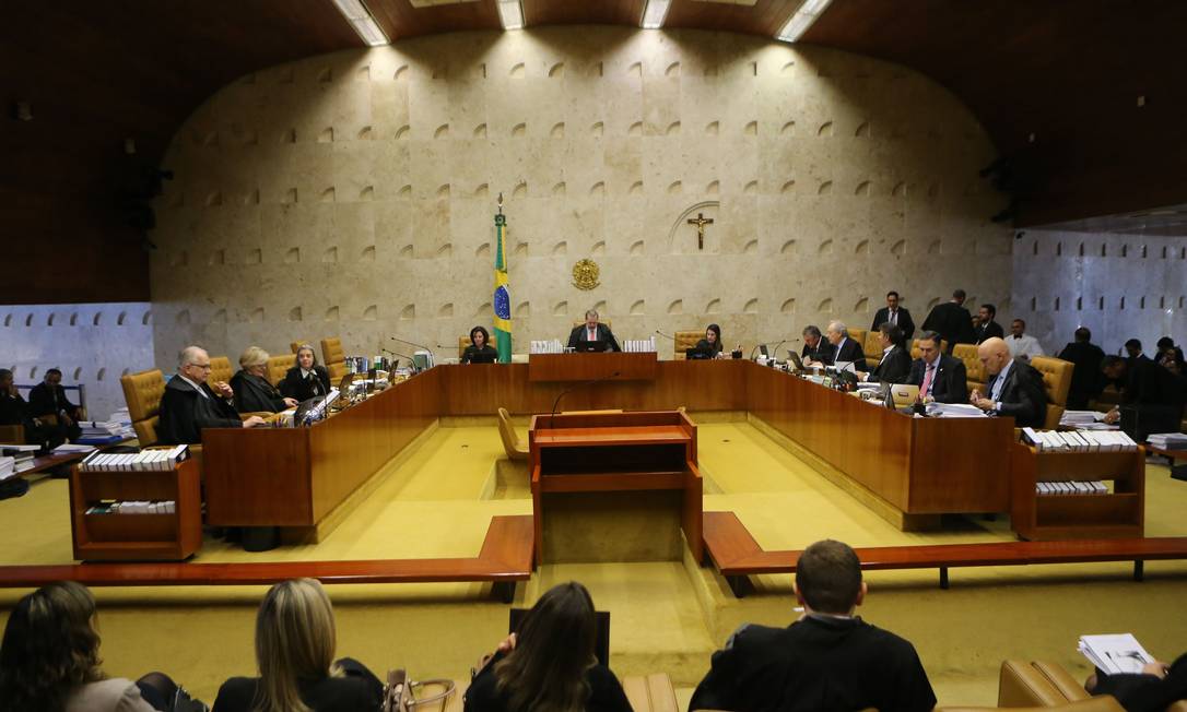 O plenário do Supremo Tribunal Federal Foto: Jorge William / Agência O Globo/27-06-2019