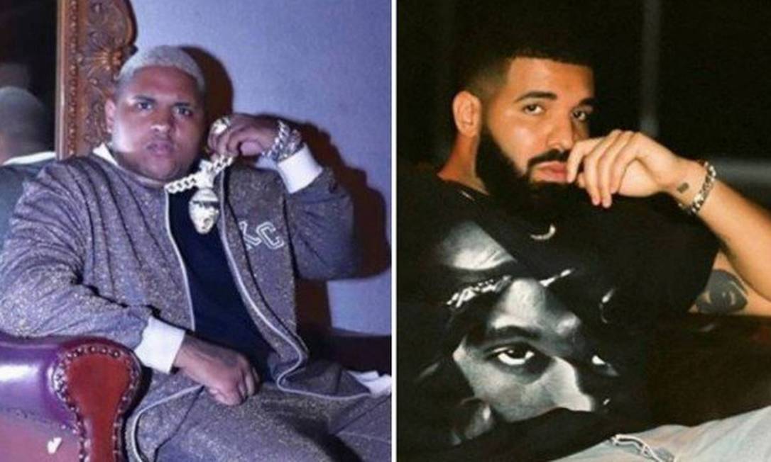 Kevin O Chris e Drake: funkeiro e rapper estão colaborando em versão em inglês de 'Ela é o tipo' Foto: Reprodução/Instagram