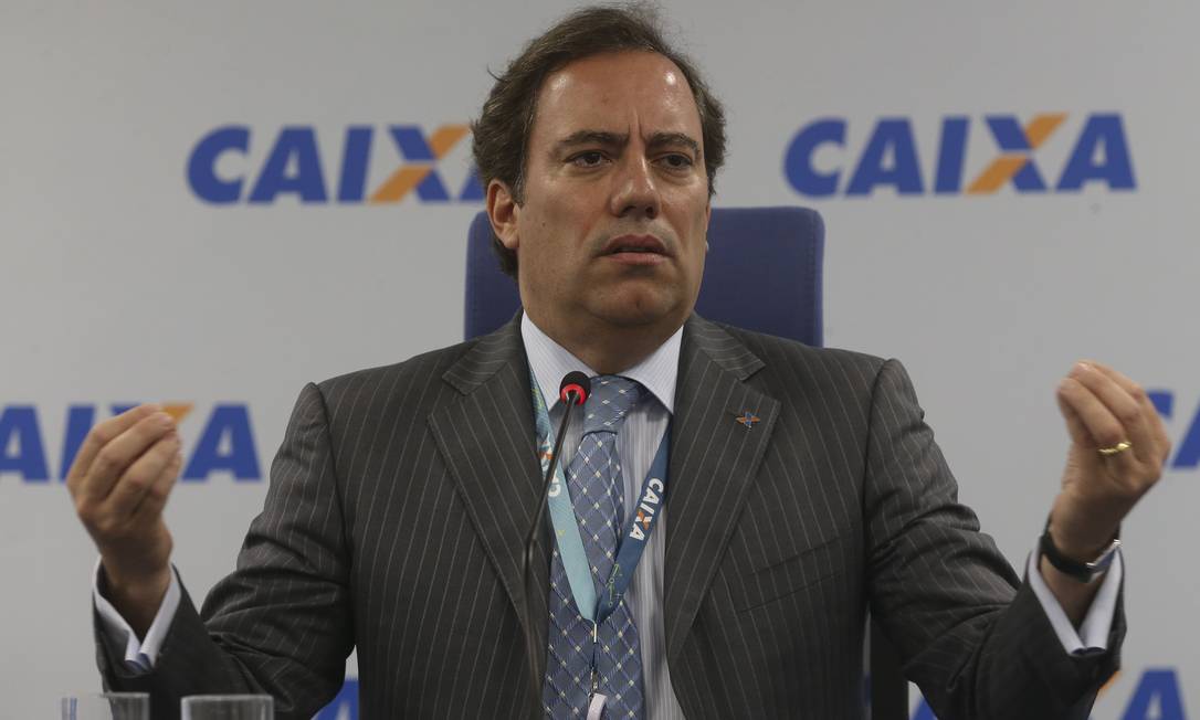 O presidente da Caixa, Pedro Guimarães Foto: Agência O Globo