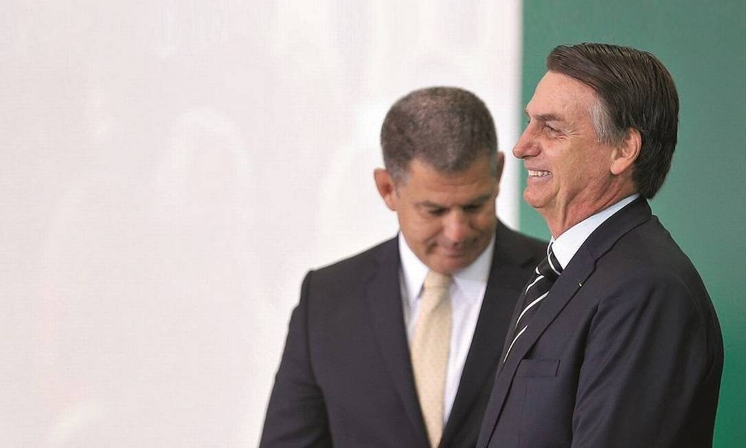 Gustavo Bebianno e Jair Bolsonaro Foto: Adriano Machado / Reuters