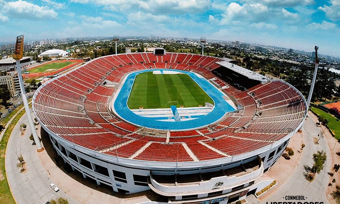 Estadio Nacional de Santiago, palco da final Foto: Divulgação Conmebol