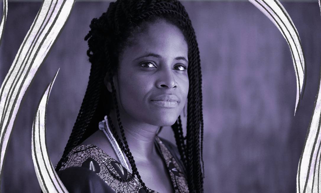 Djamila Ribeiro, nome importante do feminismo negro brasileiro Foto: Arte sobre foto de Marcos Alves