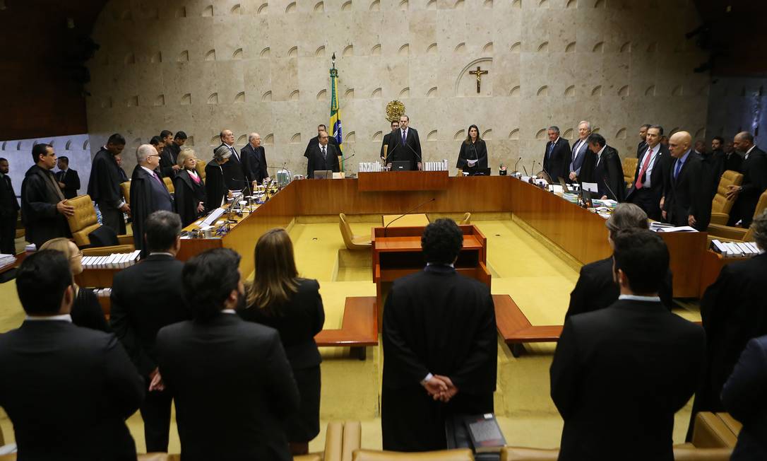 O plenário do Supremo Tribunal Federal Foto: Jorge William / Agência O Globo