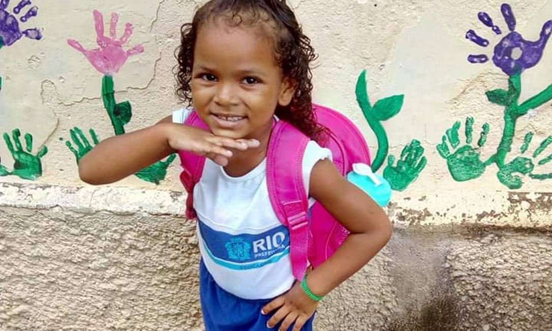 Ketellen, de 5 anos, foi morta quando ia para a escola Foto: Reprodução