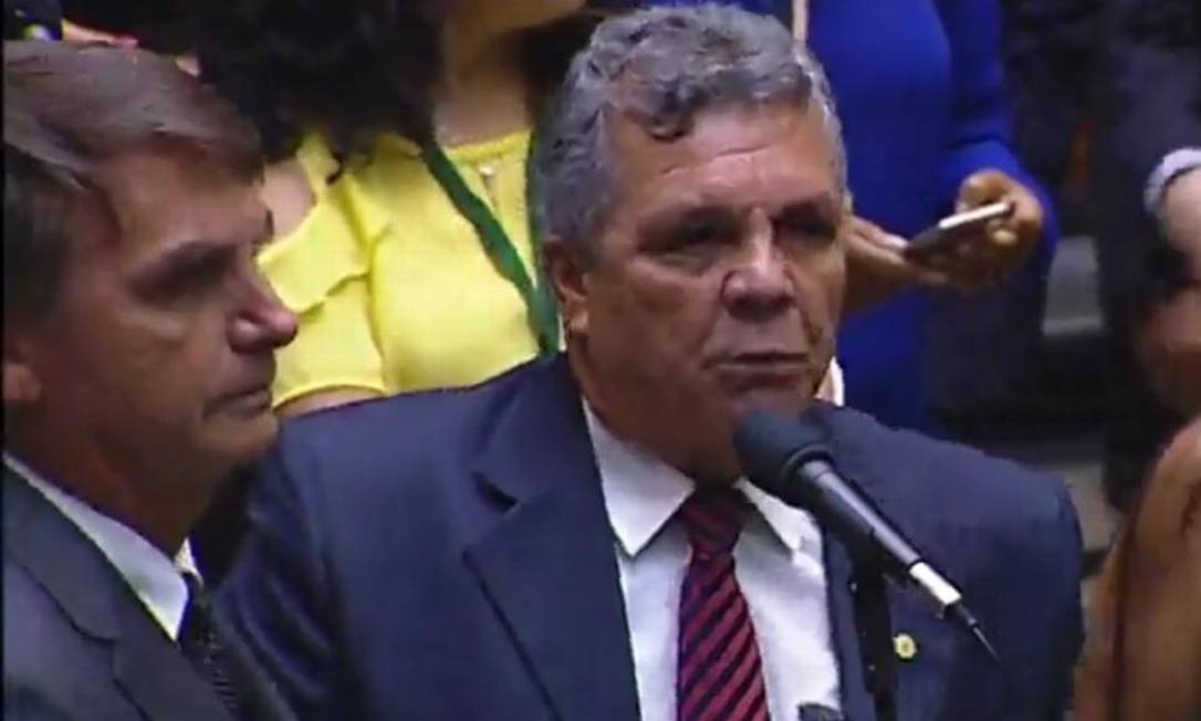 Jair Bolsonaro, em sessão da Câmara Foto: Reprodução/Câmara