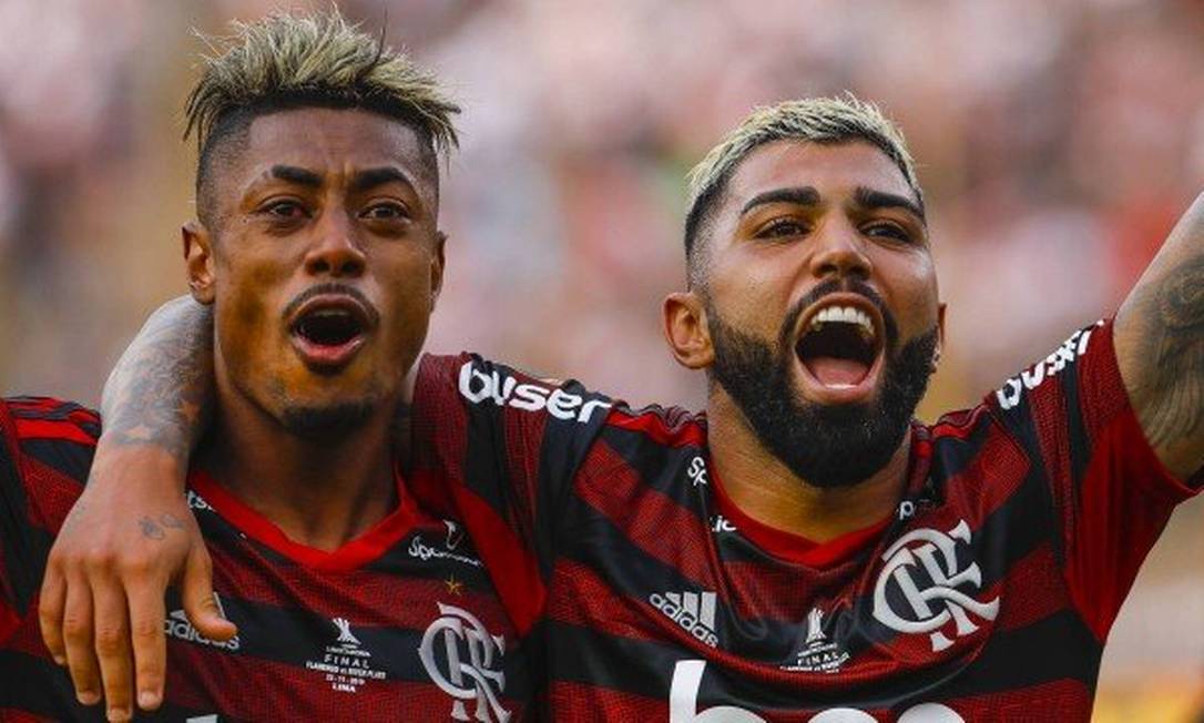 Bruno Henrique e Gabigol somam 71 gols em 2019; com Arrascaeta, 86 Foto: Ricardo Moreira/Zimel Press /Agência O Globo