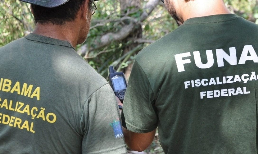 Servidores da Funai em ação durante fiscalização em terras indígenas Foto: Divulgação