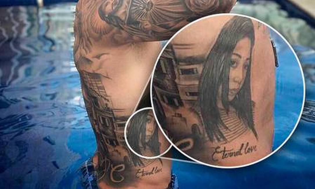 Gabigol veja em detalhes as tatuagens do atacante do
