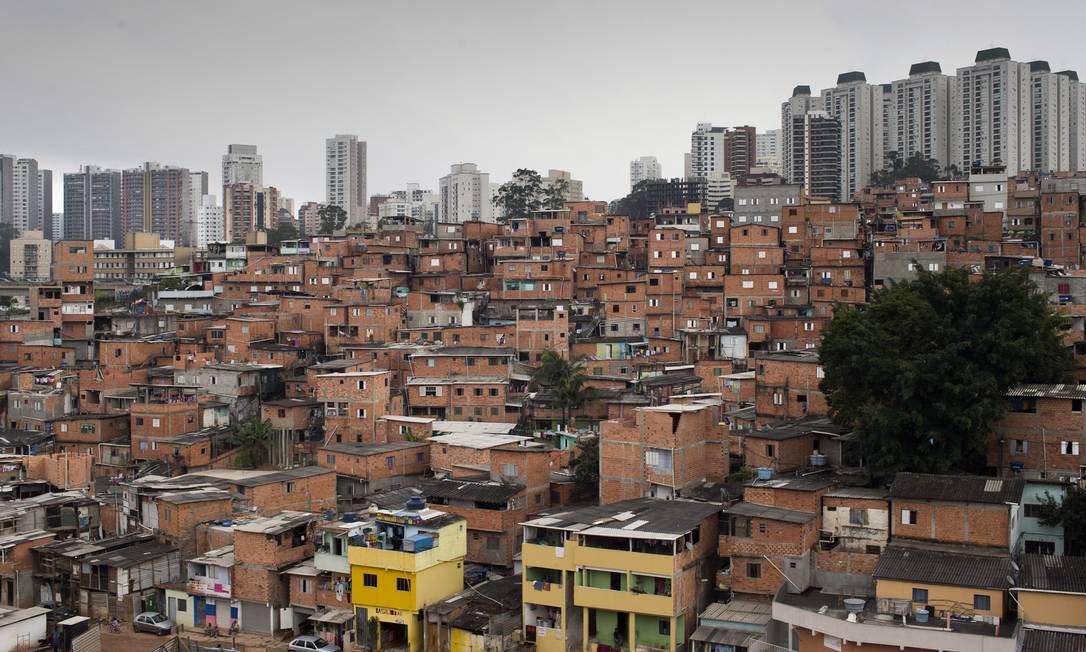 A favela de Paraisópolis, em São Paulo 06/06/2018 Foto: Edilson Dantas / Agência O Globo