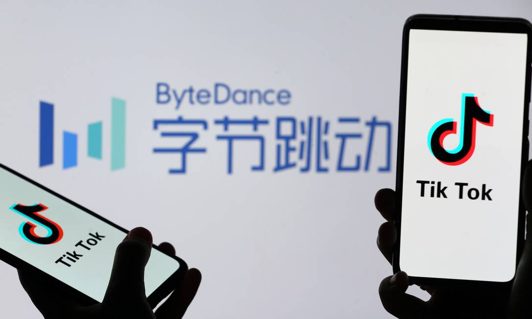 O TikTok é o primeiro aplicativo chinês a ameaçar o domínio de companhias americanas nos EUA Foto: Dado Ruvic / Reuters