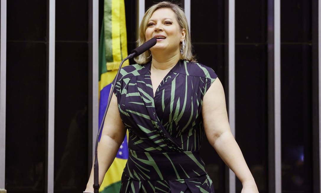  Nova líder da bancada do PSL na Câmara, a deputada federal Joice Hasselmann (SP) Foto: Danilo Borges / Câmara dos Deputados