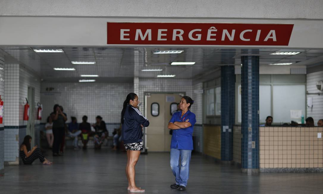Baixa procura por atendimento em hospitais do Rio Foto: Pablo Jacob / Pablo Jacob