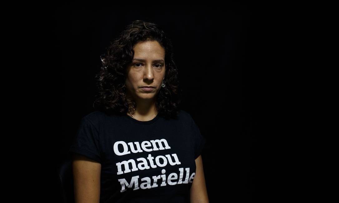 Monica Benicio, widow of Marielle Franco Photo: Daniel Marenco / Agência O Globo