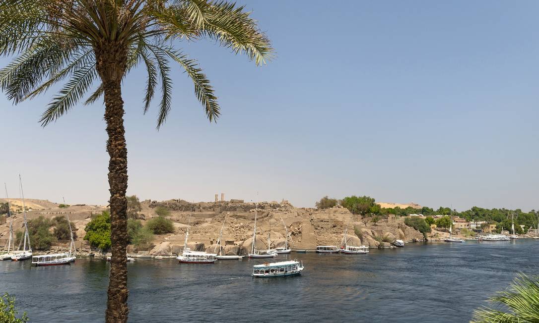 Barcos no Rio Nilo em Aswan, Egito Foto: MARIA MAVROPOULOU / NYT