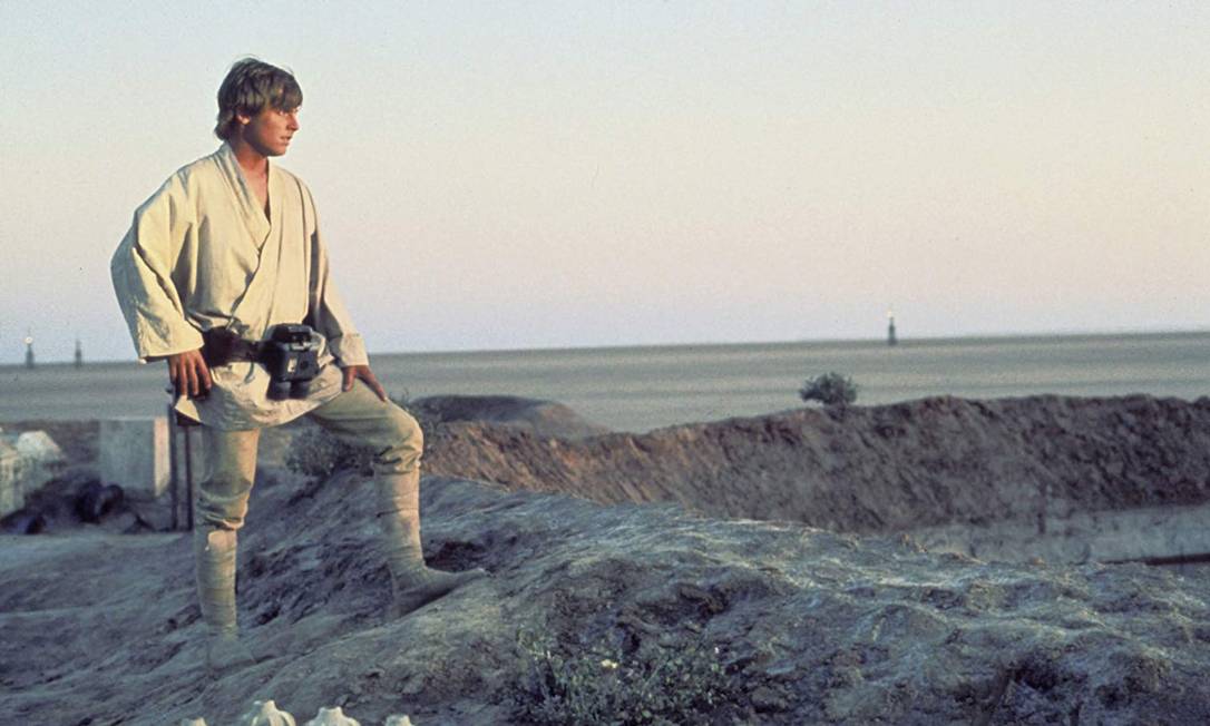 Luke Skywalker (Mark Hamill) em 'Star wars: Uma nova esperança' (1977) Foto: Divulgação