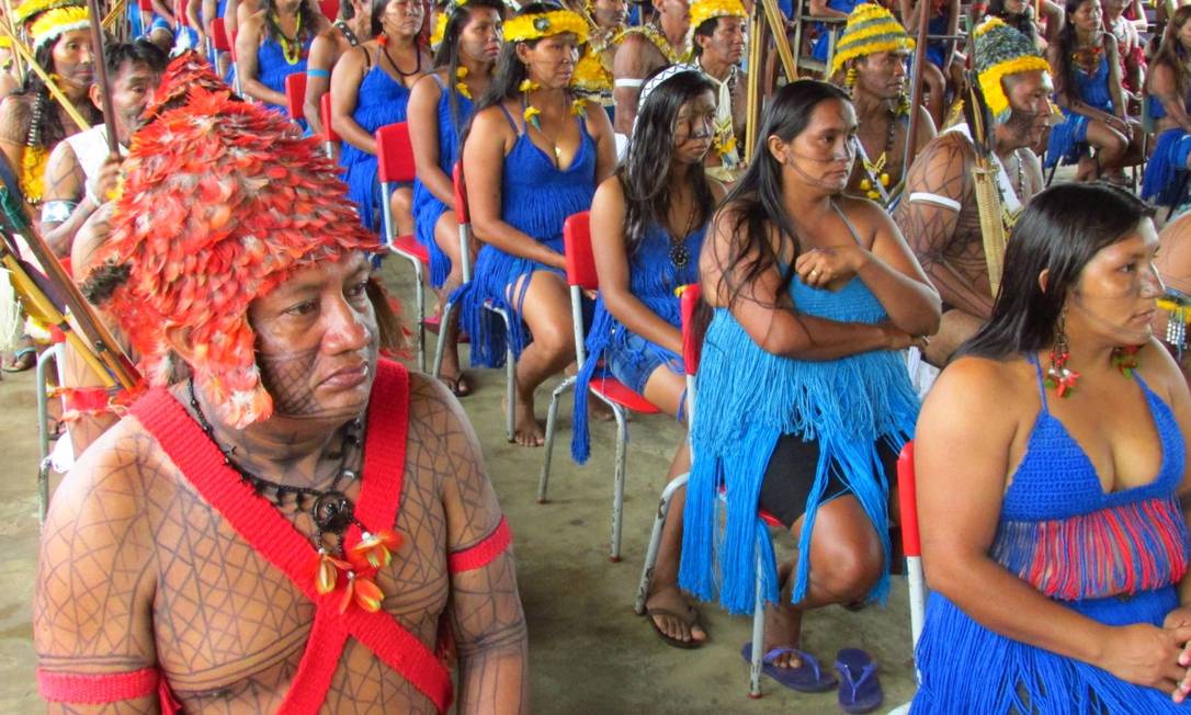 Formatura de 200 indígenas Munduruku como técnicos em agroecologia, enfermagem e magistério intercultural; projeto, de 2015, foi um dos bancados com verba que, no atual MEC, está parada Foto: Acervo Funai/CGPC