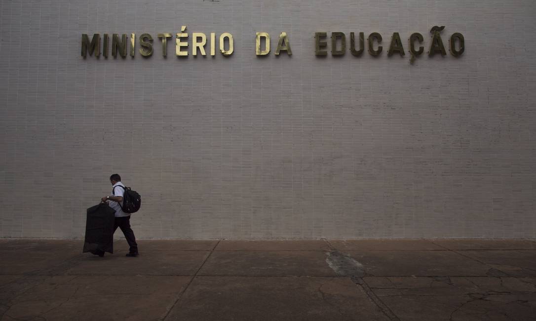 Fachada do prédio do Ministério da Educação, em Brasilia Foto: Daniel Marenco / Agência O Globo