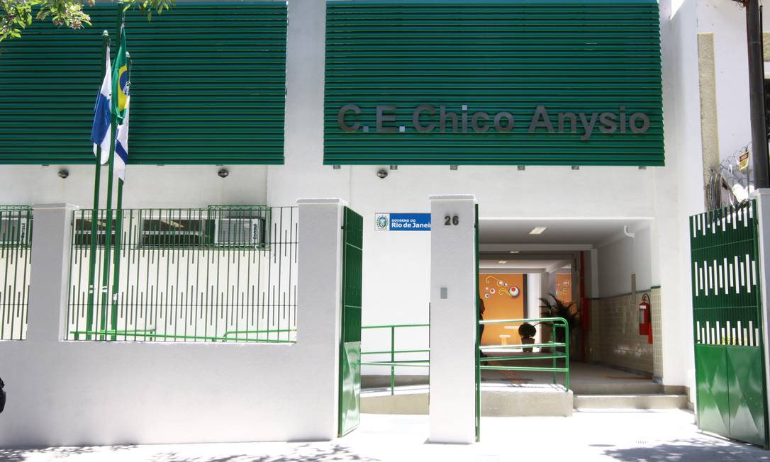 Colégio Estadual Chico Anysio, no Andaraí Foto: Marcia Costa / Agência O Globo
